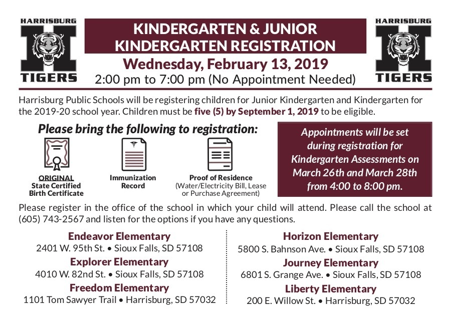 Kindergarten/Jr. K Registration Coming Soon