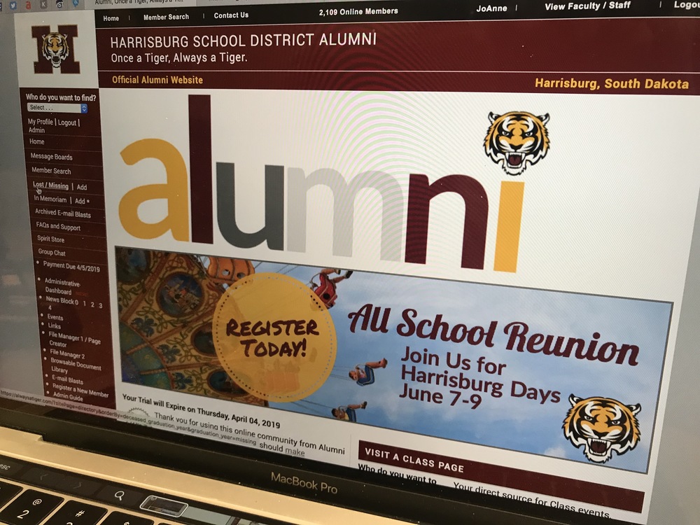 Always A Tiger.   Harrisburg School District Launches Online Alumni Community Solution to Connect with Alumni Across the World
