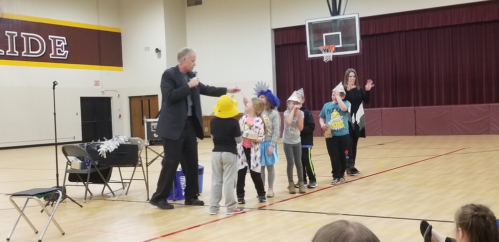 Liberty Elementary Students Learn About the “Magic of Recycling”