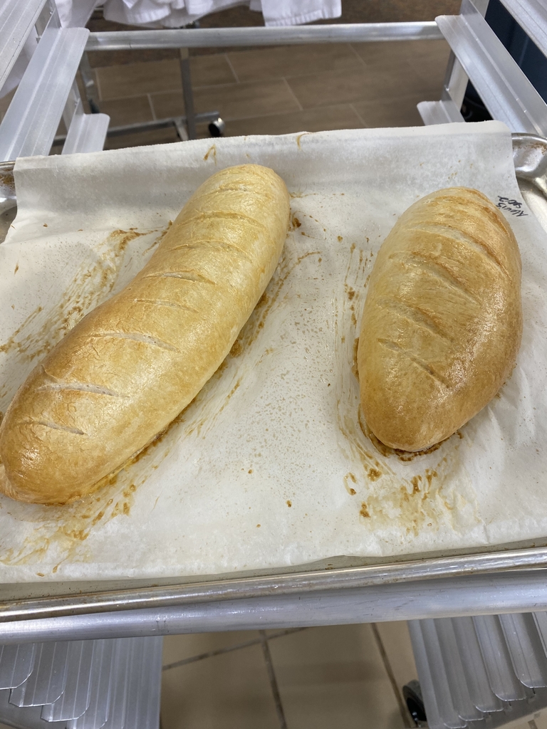 Baguettes and batards in Culinary at HHS