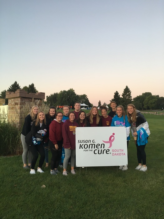 NHS members at Race for the Cure 