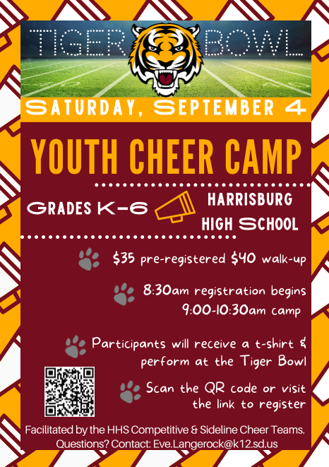 Tiger Bowl cheer camp