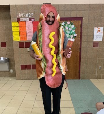 hot dog costume